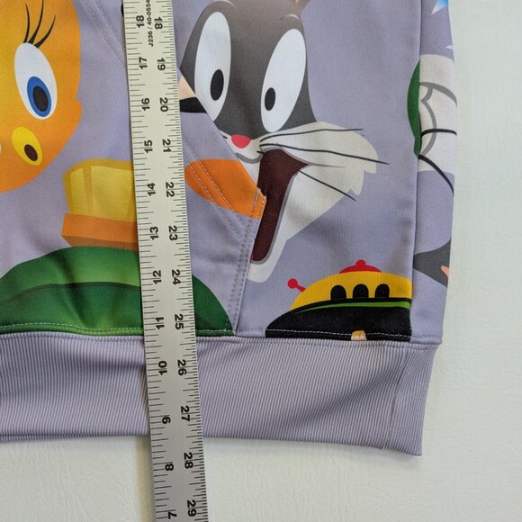 Loony Tools Men's Members Only Graphic Hoodie Purple Size Medium Unisex - Picture 10 of 14